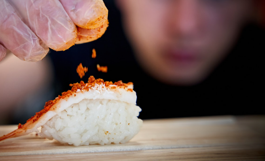 sushi nigiri dorade